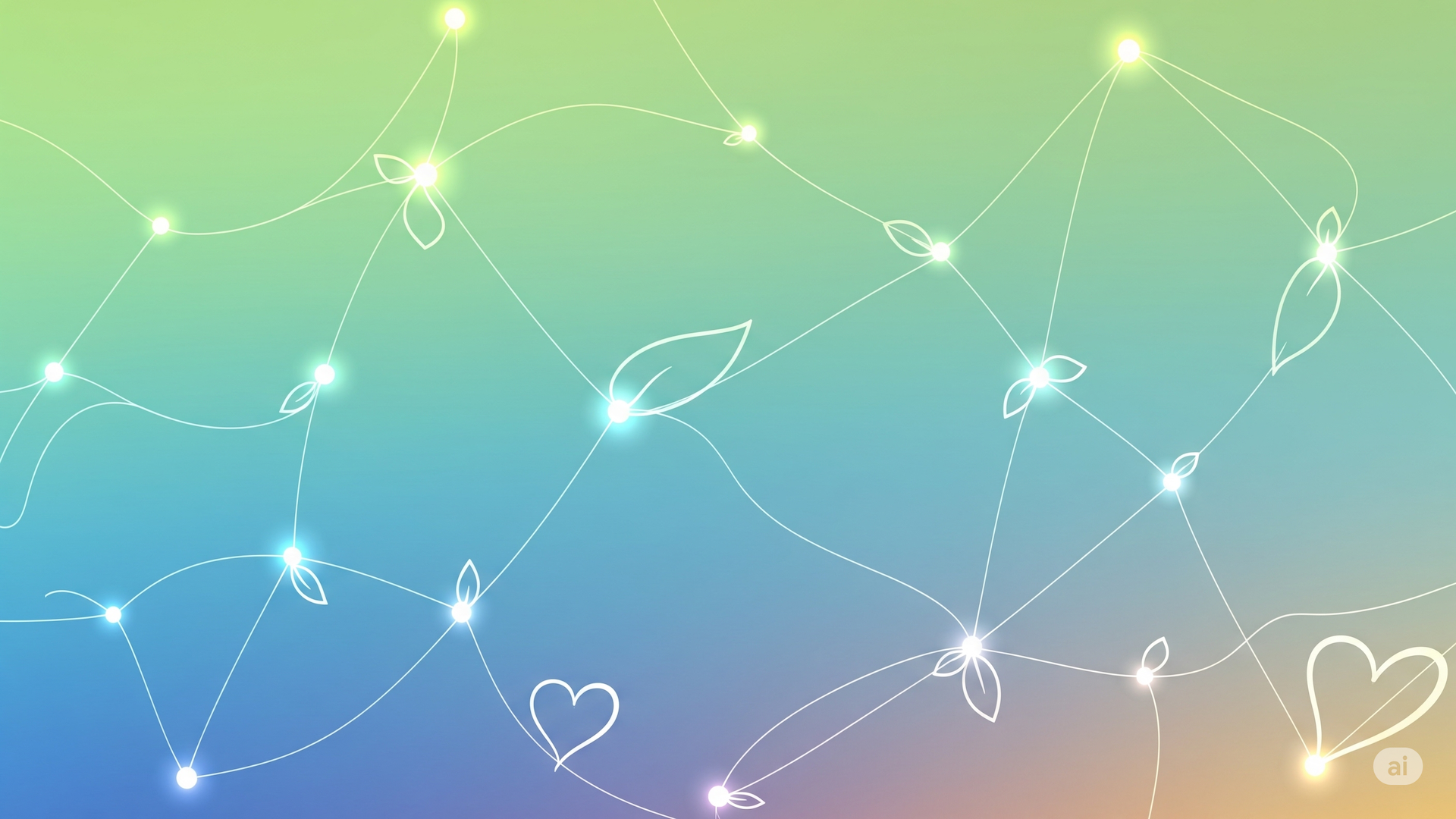 A background image representing hope and community